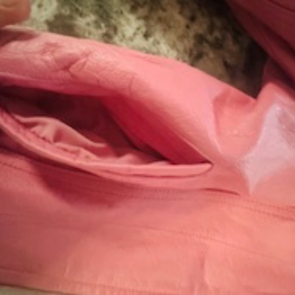 Vintage Wilsons Leather Pink Jacket (S) - Picture 4 of 16